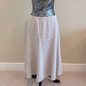 Antonio Melani dove gray faux suede A-line skirt never worn size 6